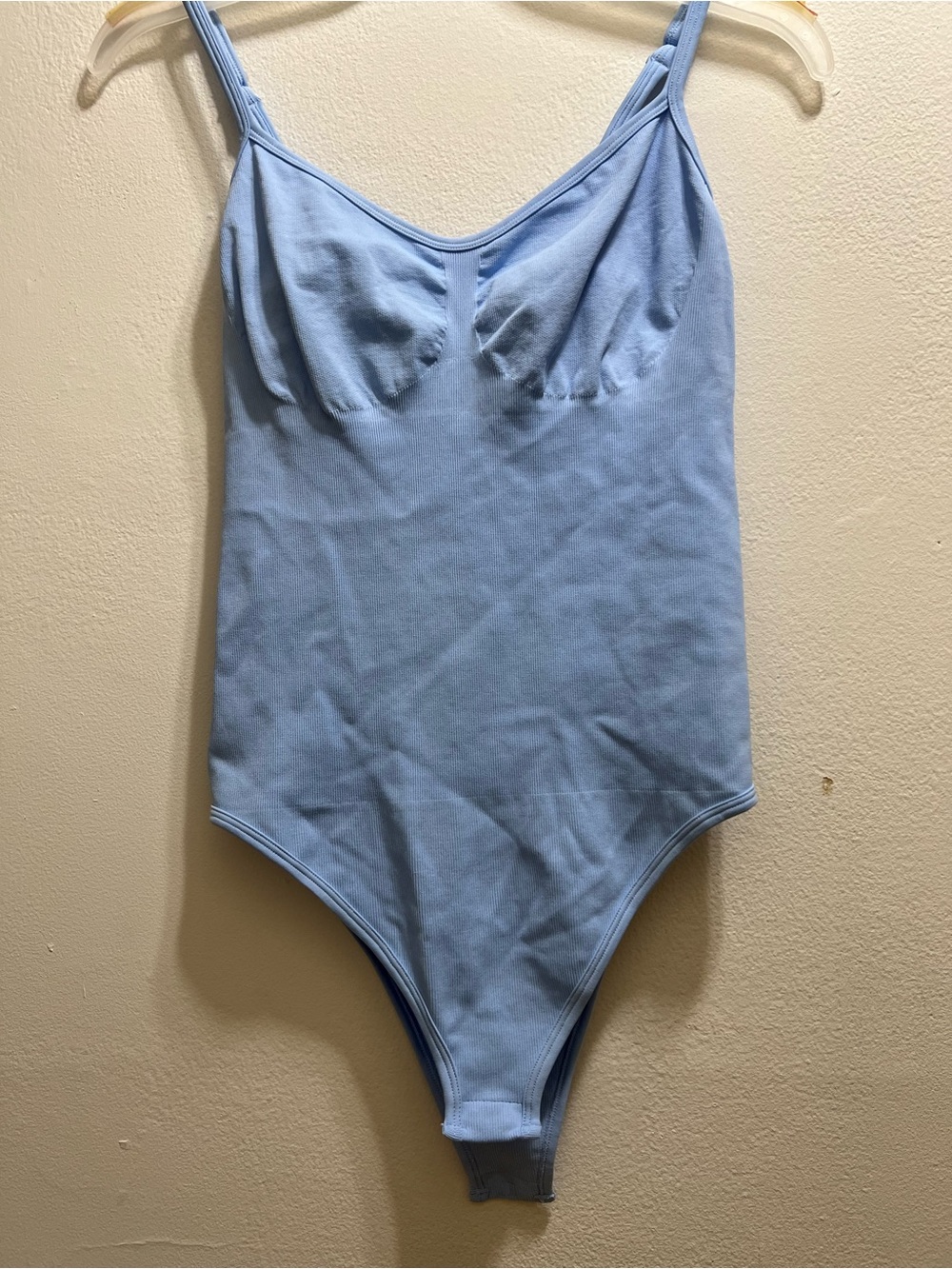 Light Blue Sleeveless Bodysuit